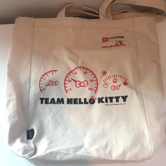 Hello Kitty X Toyota canvas tote bag - Picture 5 of 11